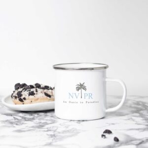 Oasis Escape Enamel Mug